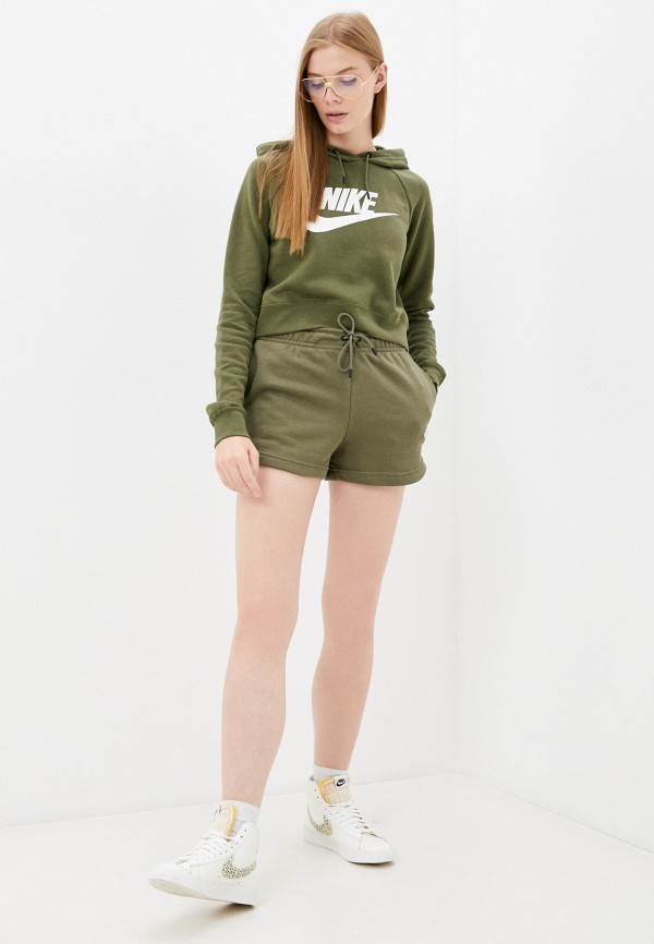 

Шорты спортивные Nike, Хаки, W NSW ESSNTL FLC HR SHORT FT