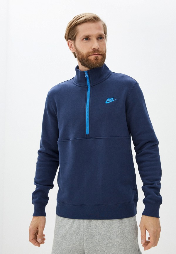 

Олимпийка Nike, Синий, M NSW CLUB BB HZ TOP