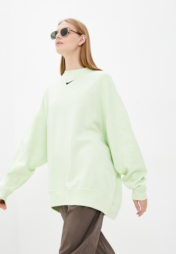 

Свитшот Nike, Зеленый, W NSW ESSNTL FLC CREW CLCTN OS