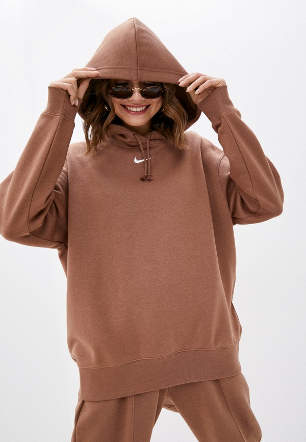 

Худи Nike, Коричневый, W NSW ESSNTL FLC HOODIE CLCTN