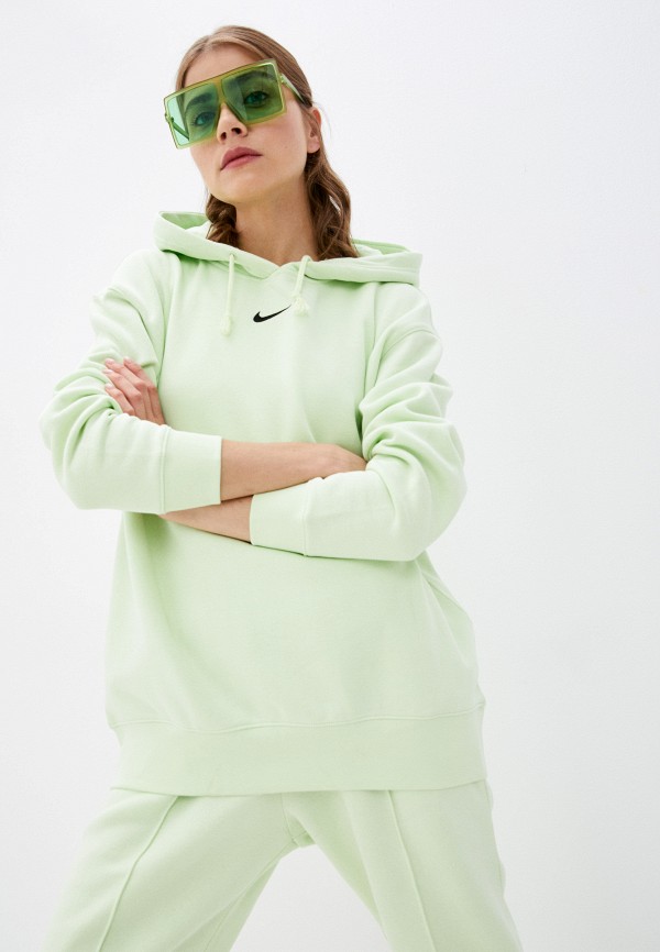 

Худи Nike, Бирюзовый, W NSW ESSNTL CLCTN FLC OS HD