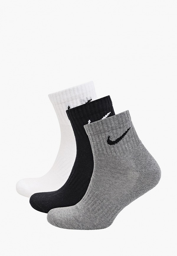 

Носки 3 пары Nike, Разноцветный, U NK EVERYDAY CUSH ANKLE 3PR