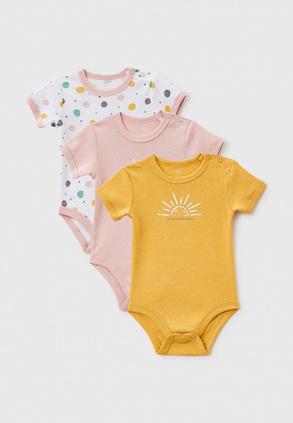 

Боди 3 шт. Blukids, Разноцветный