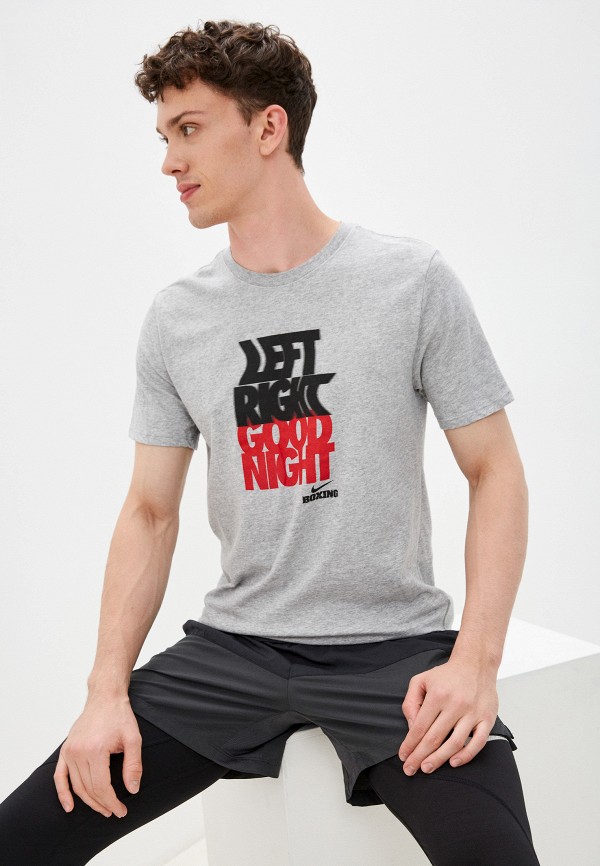 

Футболка спортивная Nike, Серый, NIKE S/S DRI-FIT TEE