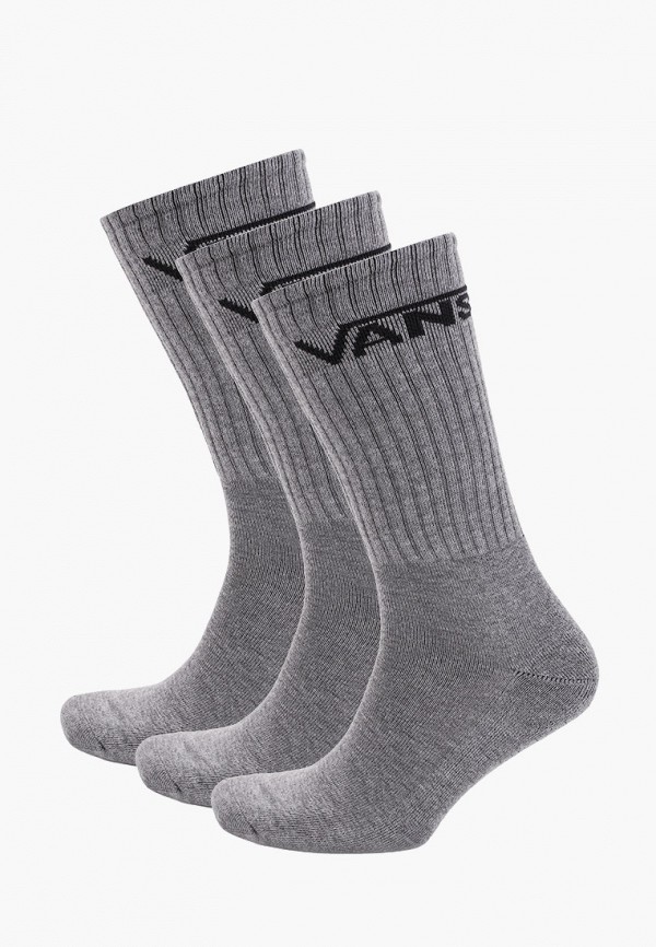 

Носки 3 пары Vans, Серый, CLASSIC CREW (9.5-13, 3PK)
