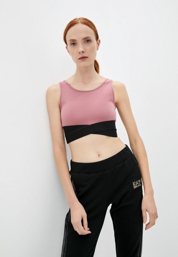

Топ спортивный Armani Exchange, Розовый