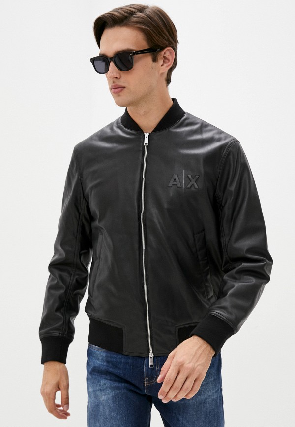 фото Куртка кожаная armani exchange