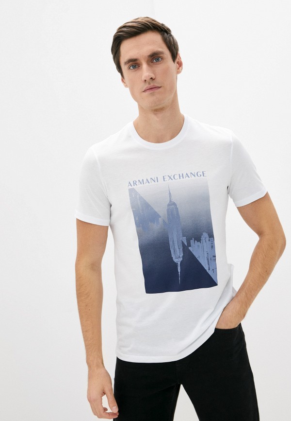 Футболка Armani Exchange белый 6KZTFS ZJA5Z RTLAAO688601