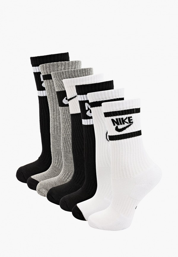 

Носки 6 пар Nike, Разноцветный, Y NK EVERYDAY CUSH CREW 6PR -G