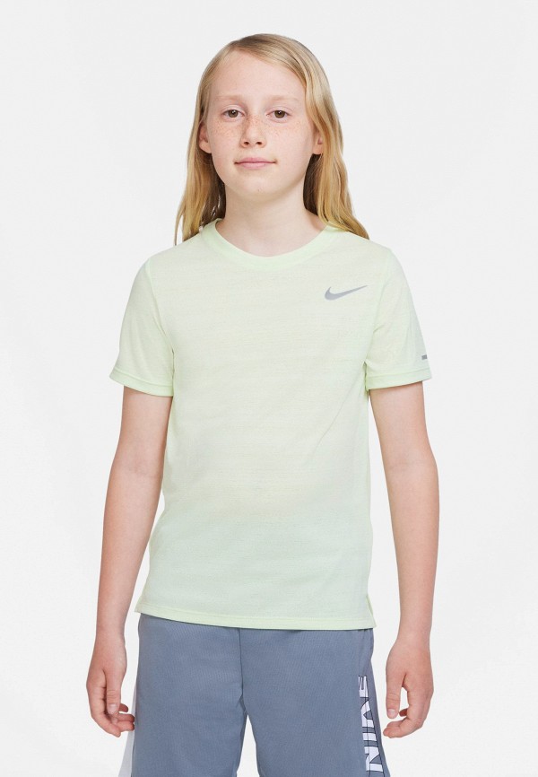 

Футболка спортивная Nike, Зеленый, B NK DF SS MILER TOP