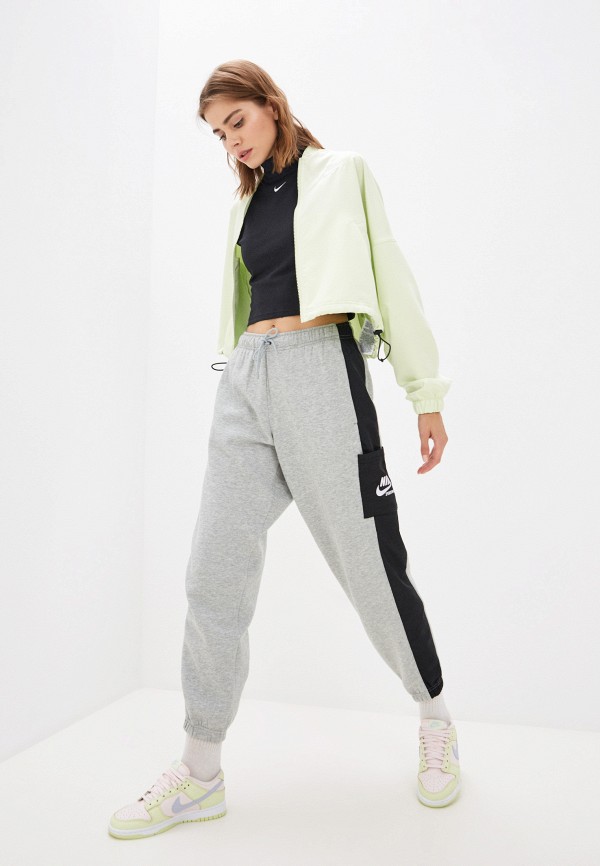 

Брюки спортивные Nike, Серый, W NSW FLC MR JGGR HTG