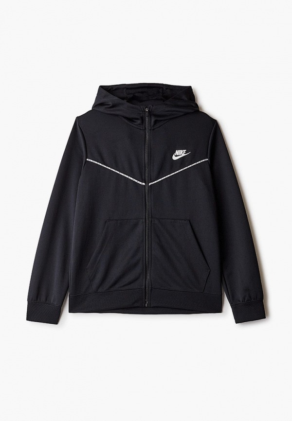 

Толстовка Nike, Черный, B NSW REPEAT PK FZ HOODIE