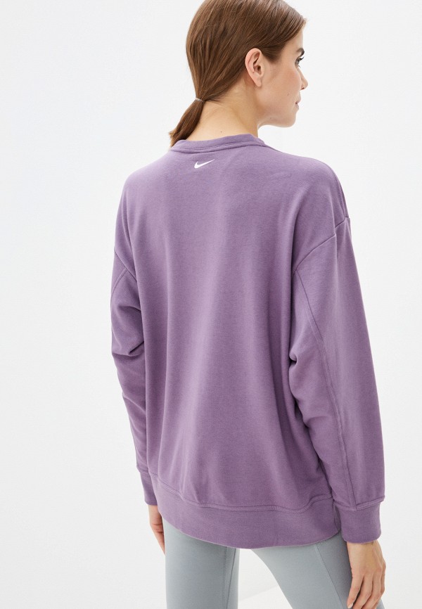 

Свитшот Nike, Фиолетовый, W NK DF GFX PK GET FIT FC CRW