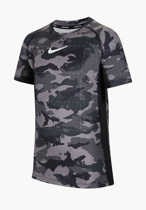 

Футболка спортивная Nike, Серый, B NK DF SS FTTD AOP TOP