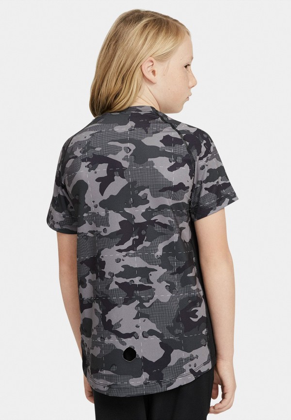 

Футболка спортивная Nike, Серый, B NK DF SS FTTD AOP TOP