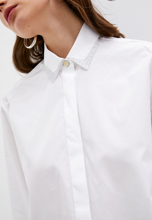 Блуза Just Cavalli, цвет белый, размер 40 S04DL0279N39188 - фото 5