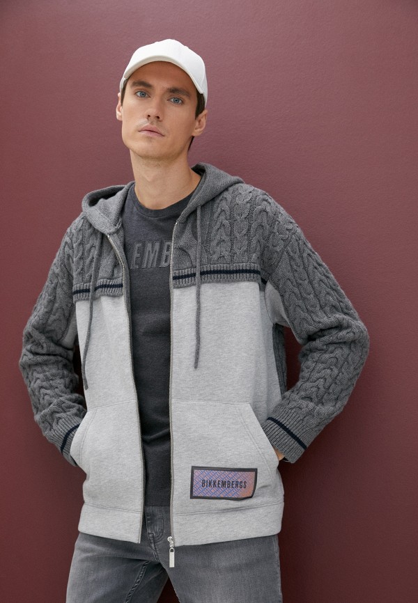 

Кардиган Bikkembergs, Серый