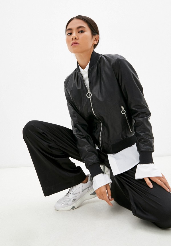 

Куртка кожаная Bikkembergs, Черный, Bikkembergs RTLAAO815902