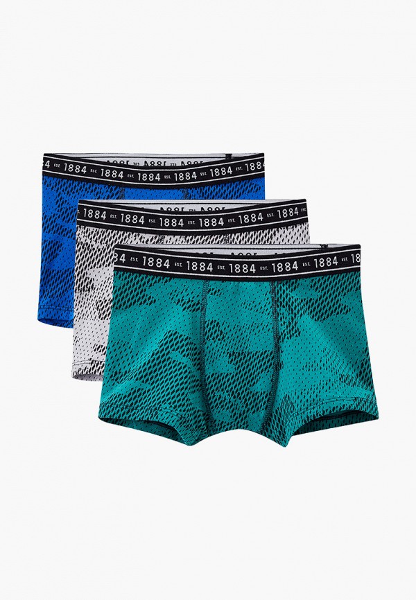 

Трусы 3 шт. Marks & Spencer, Бирюзовый;серый;синий, Marks & Spencer RTLAAO823401