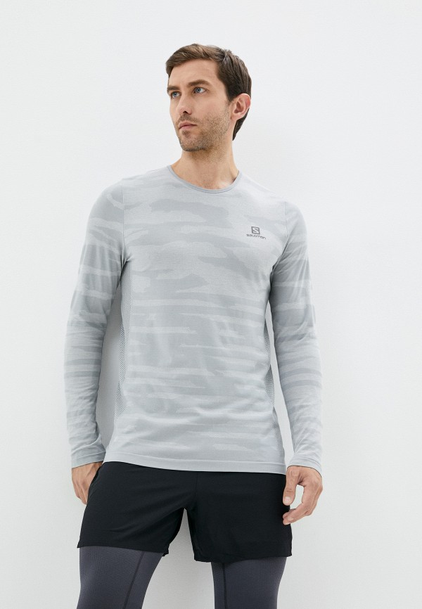 

Лонгслив спортивный Salomon, Серый, CAMO LS TEE M