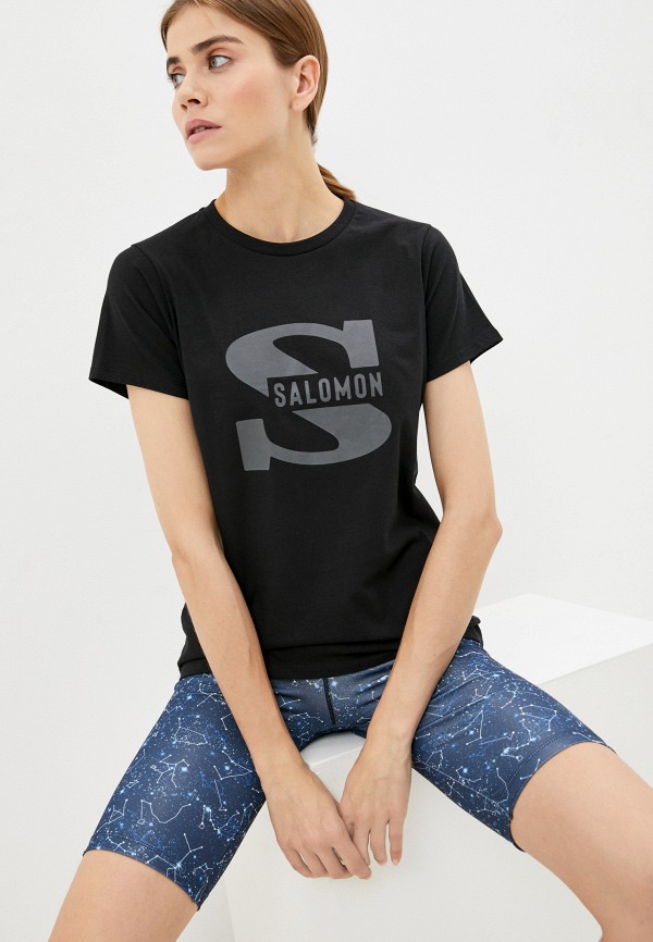 

Футболка Salomon, Черный, OUTLIFE BIG LOGO TEE W