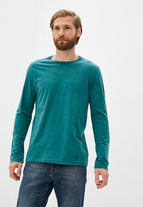 

Лонгслив United Colors of Benetton, Бирюзовый