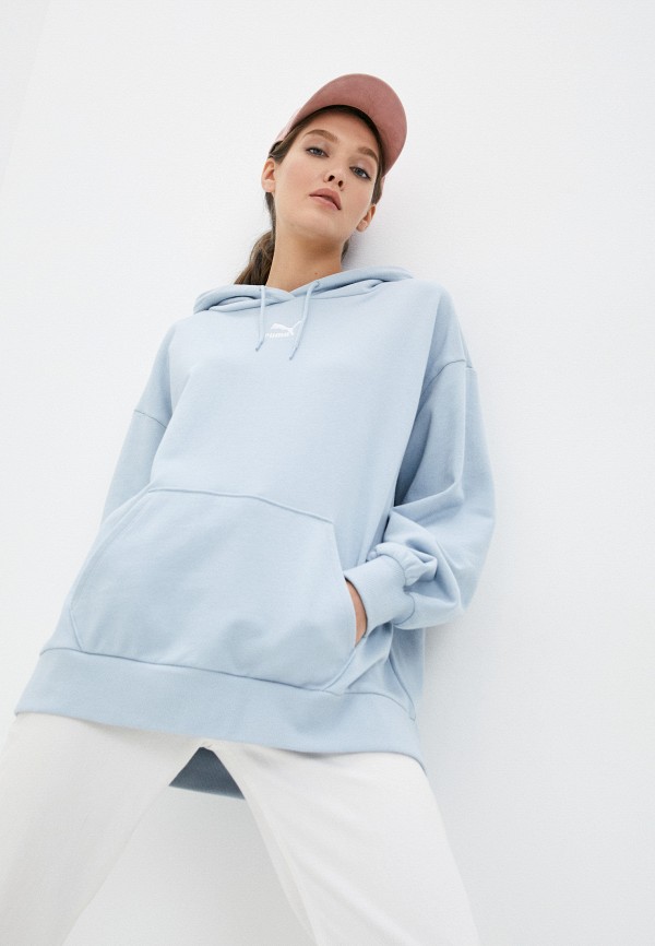 

Худи PUMA, Голубой, Classics Oversized Hoodie