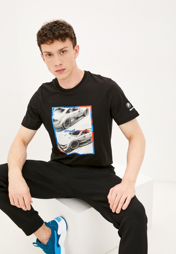 

Футболка PUMA, Черный, BMW MMS Logo Graphic Tee