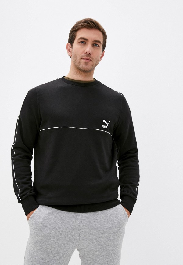 

Свитшот PUMA, Черный, CLSX Piped Crew TR