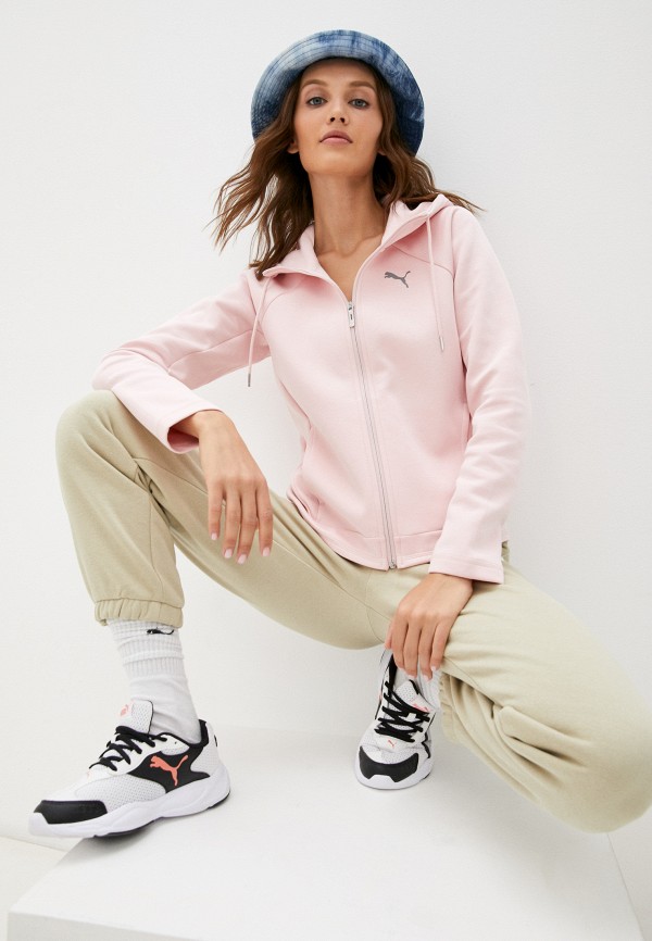

Толстовка PUMA, Розовый, Evostripe Full-Zip Hoodie