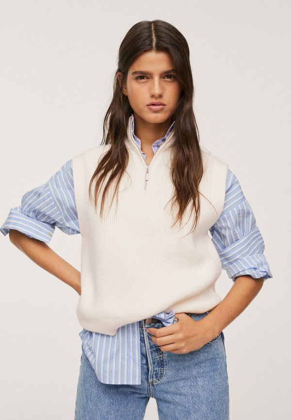 

Жилет Mango, Бежевый, Mango RTLAAO981601