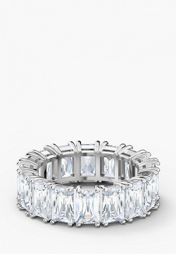 

Кольцо Swarovski®, Серебряный, Vittore, покрытие родий