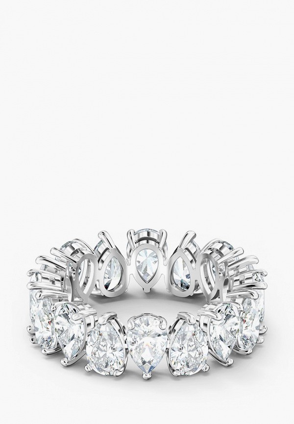 

Кольцо Swarovski®, Серебряный, Vittore, покрытие родий