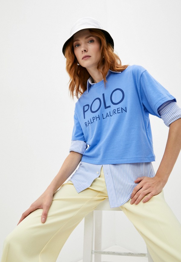 

Футболка Polo Ralph Lauren, Голубой