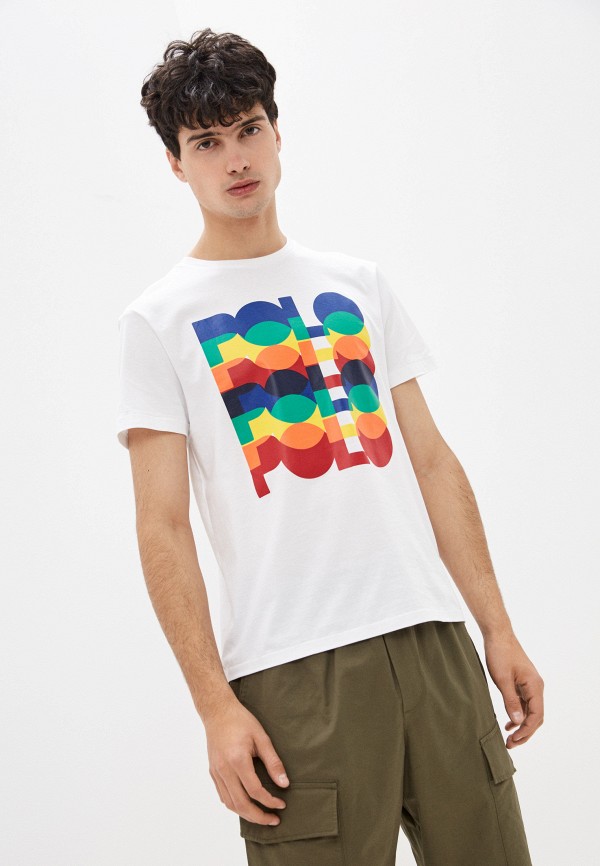 

Футболка Polo Ralph Lauren, Белый, Polo Ralph Lauren RTLAAP082001