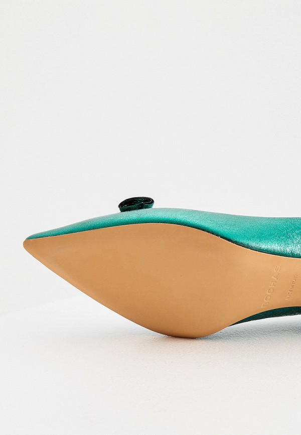 Туфли Rochas, цвет бирюзовый, размер 35 RO37005A - фото 5