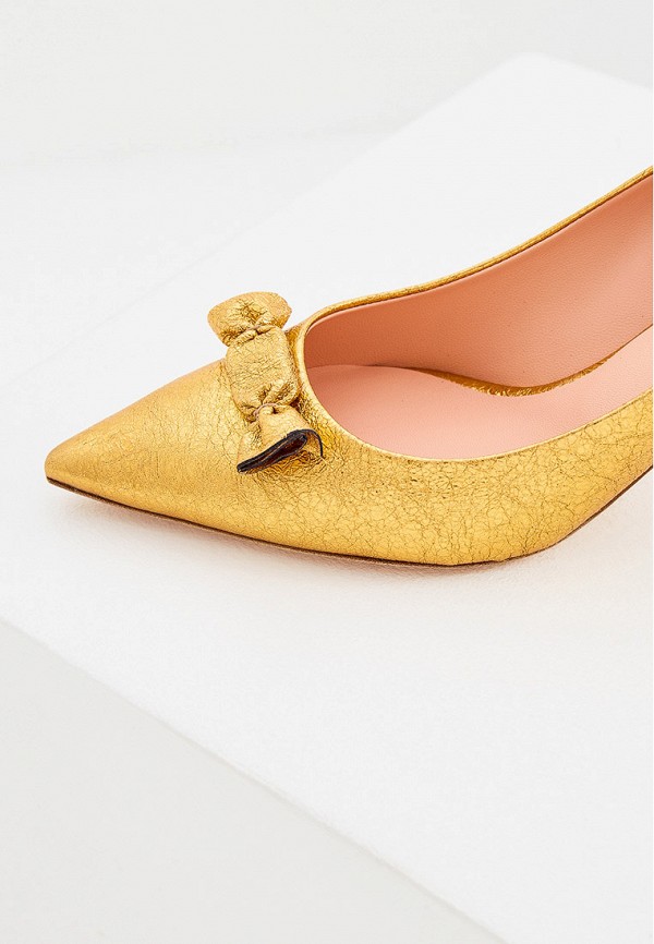 Туфли Rochas, цвет золотой, размер 35 RO37005A - фото 2