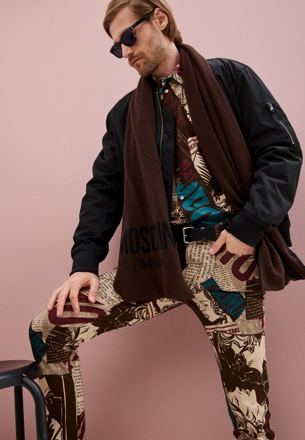 Брюки Moschino Couture, цвет разноцветный, размер 48 A03377056 - фото 2