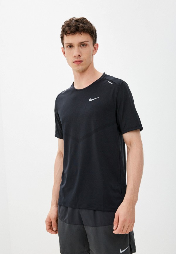 

Футболка спортивная Nike, Черный, M NK DF RISE 365 SS
