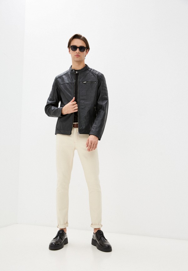 фото Куртка кожаная jack & jones