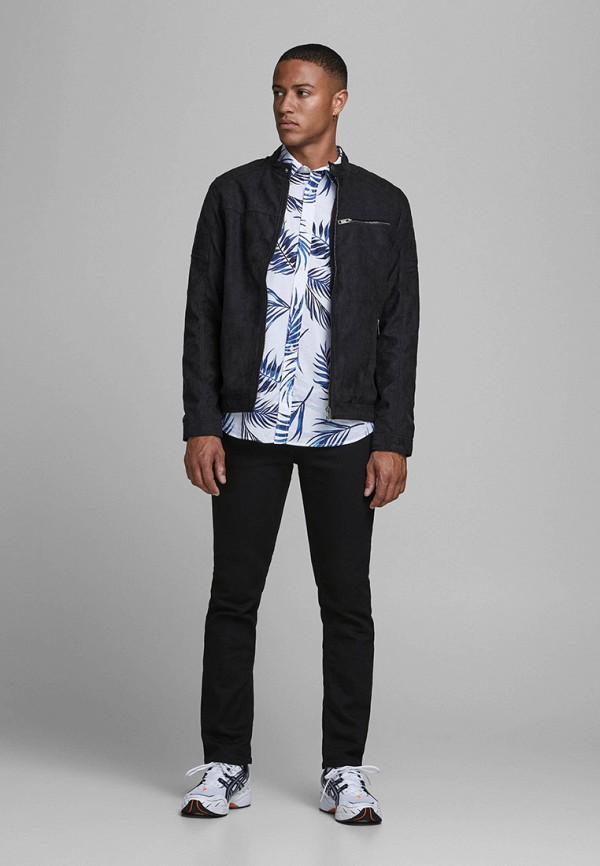 

Куртка кожаная Jack & Jones, Черный