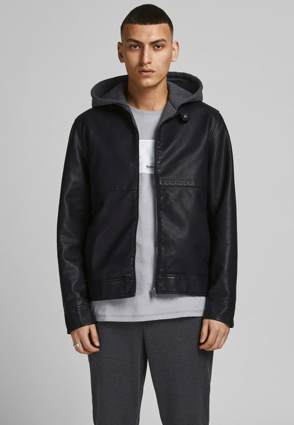 фото Куртка кожаная jack & jones