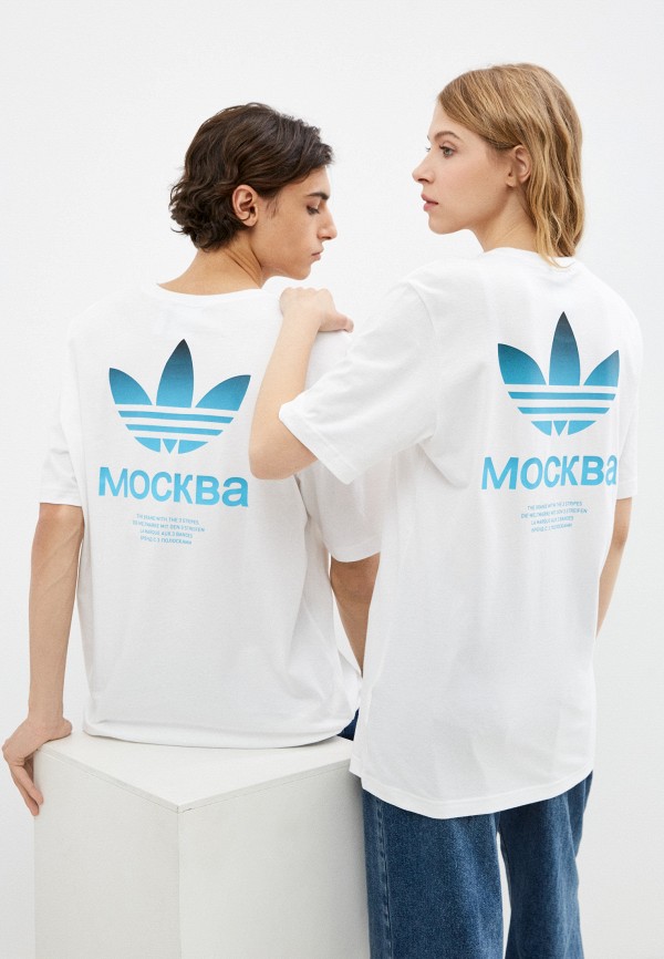 

Футболка adidas Originals, Белый, Moscow TRF TEE 2.0