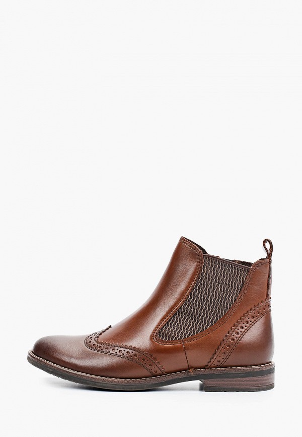 Ботинки Marco Tozzi коричневого цвета