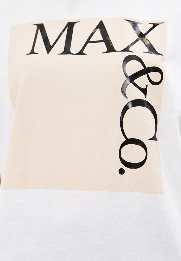 Футболка Max&Co TEE, цвет белый, размер 40 49749621 - фото 5