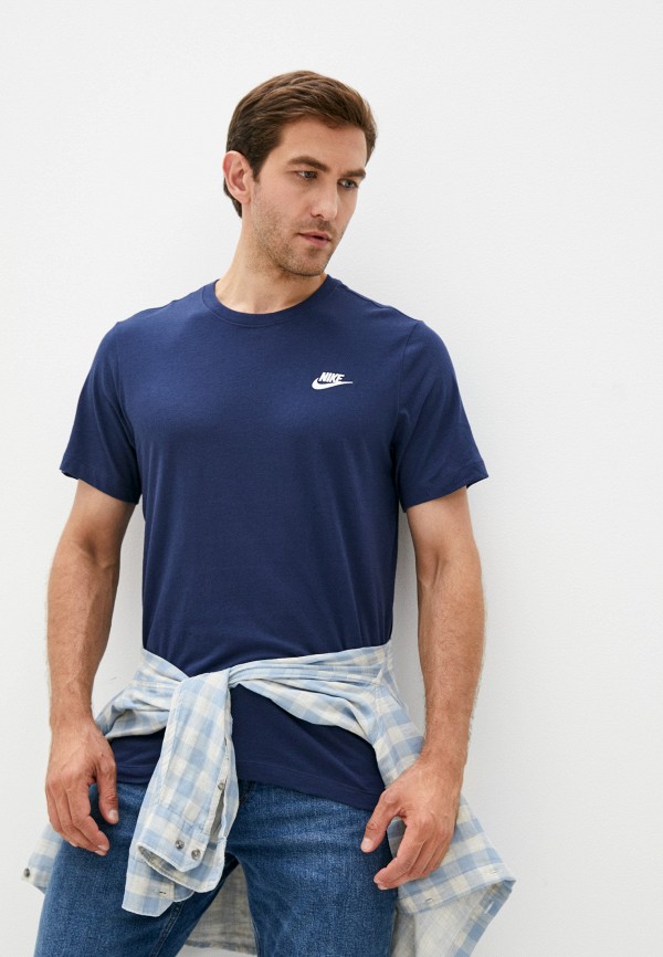 

Футболка Nike, Синий, M NSW CLUB TEE