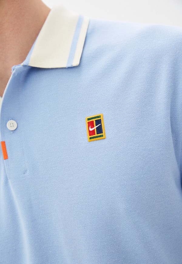 

Поло Nike, Голубой, THE NIKE POLO DF HERITGE SLIM2