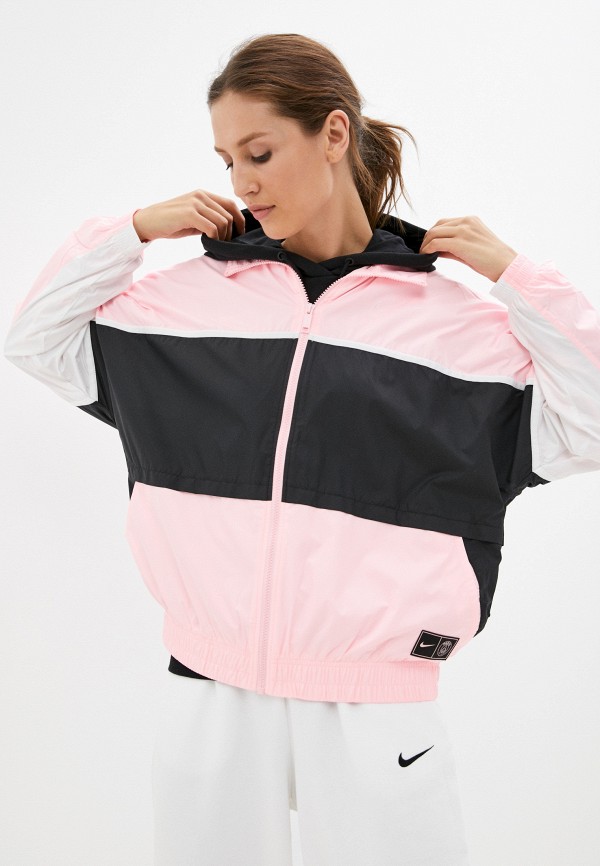

Ветровка Nike, Розовый, PSG W NK JKT WVN ARCHVE RMX
