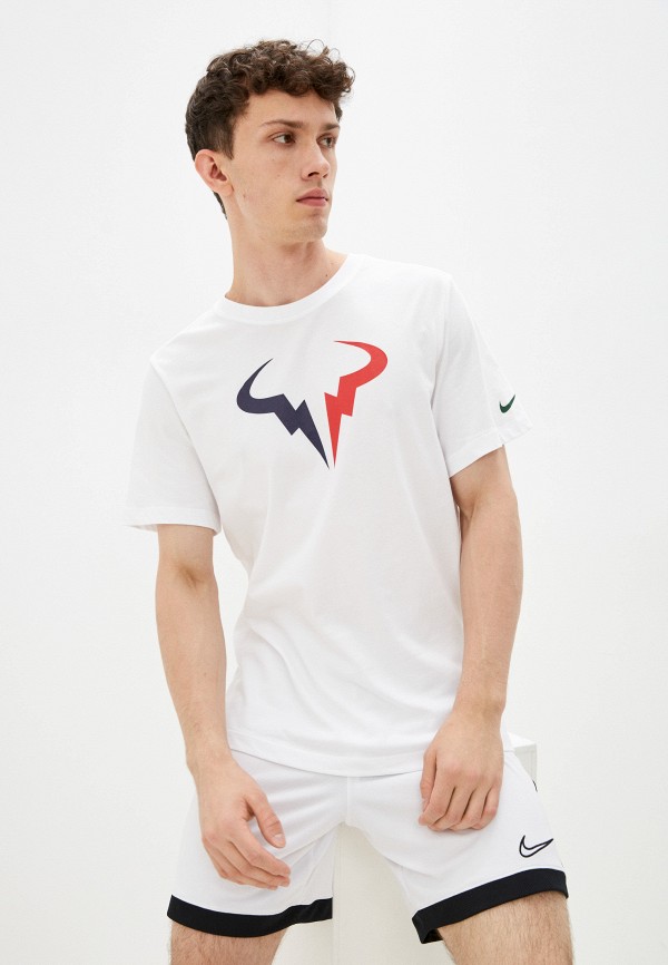 

Футболка спортивная Nike, Белый, M NKCT DF TEE RAFA SSNL