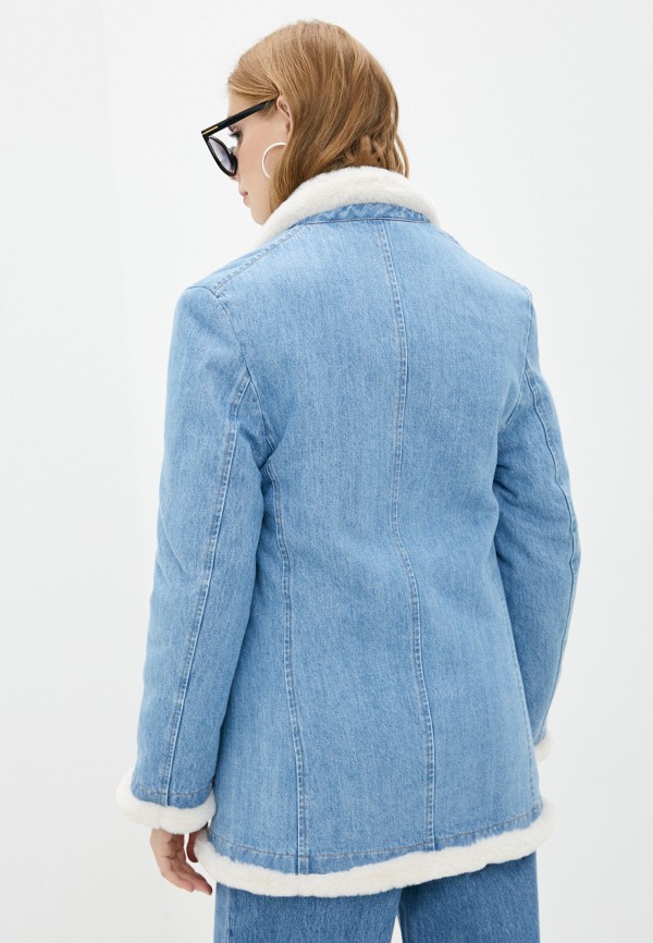 Куртка джинсовая Forte Dei Marmi Couture, цвет голубой, размер 40 21WF1490 - фото 4